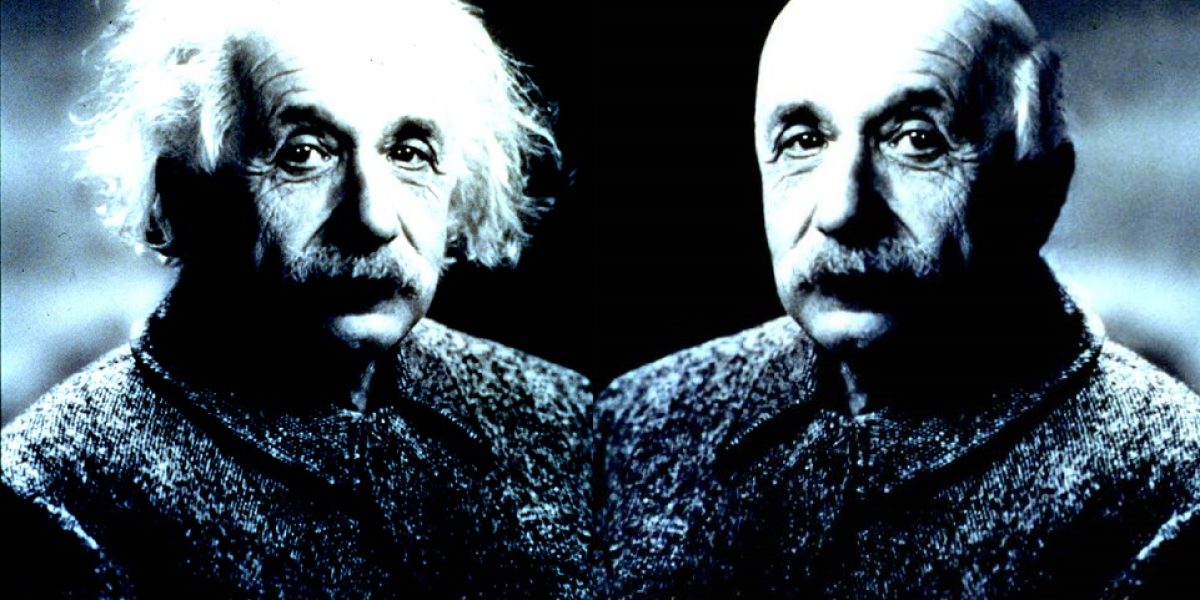 einstein calvo y con pelo