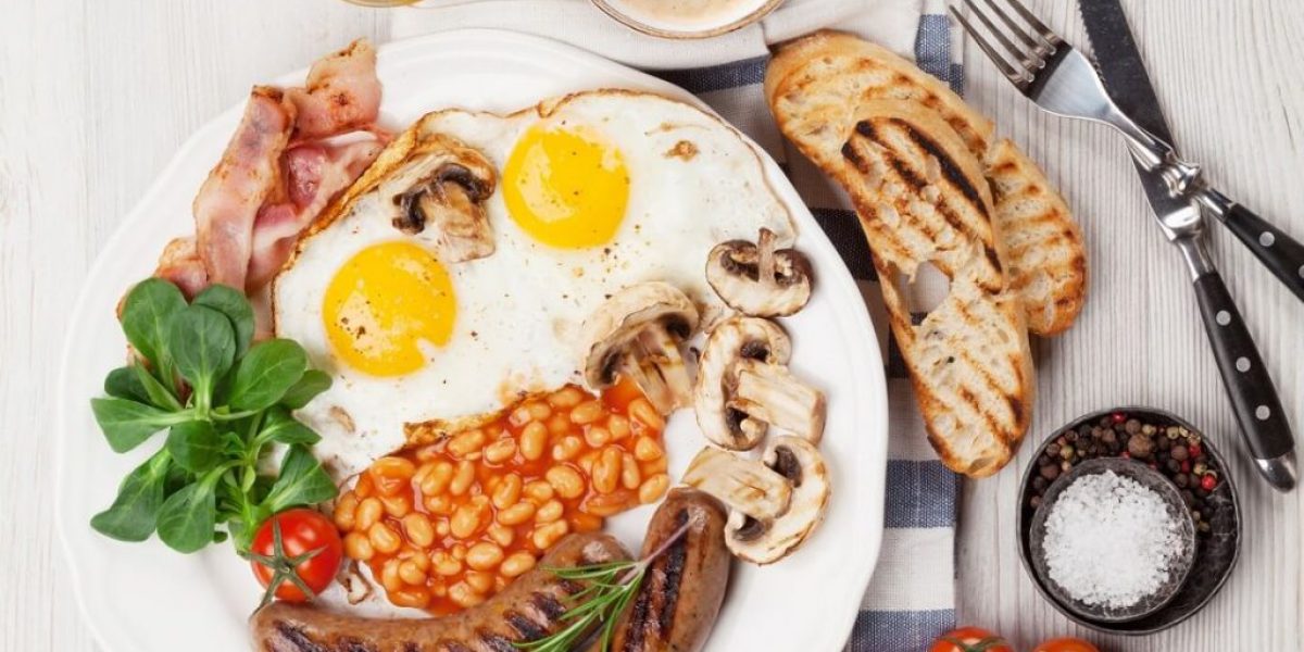 saludable el desayuno ingles